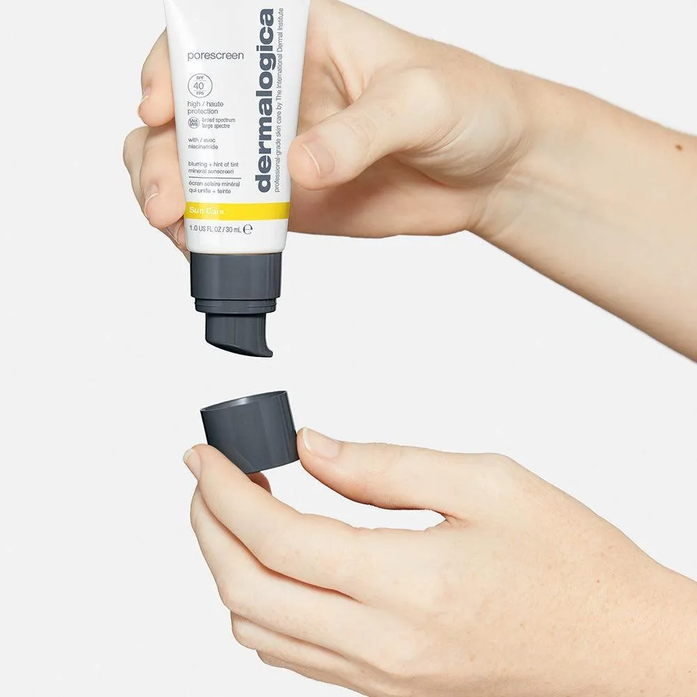 porescreen mineral sunscreen spf40