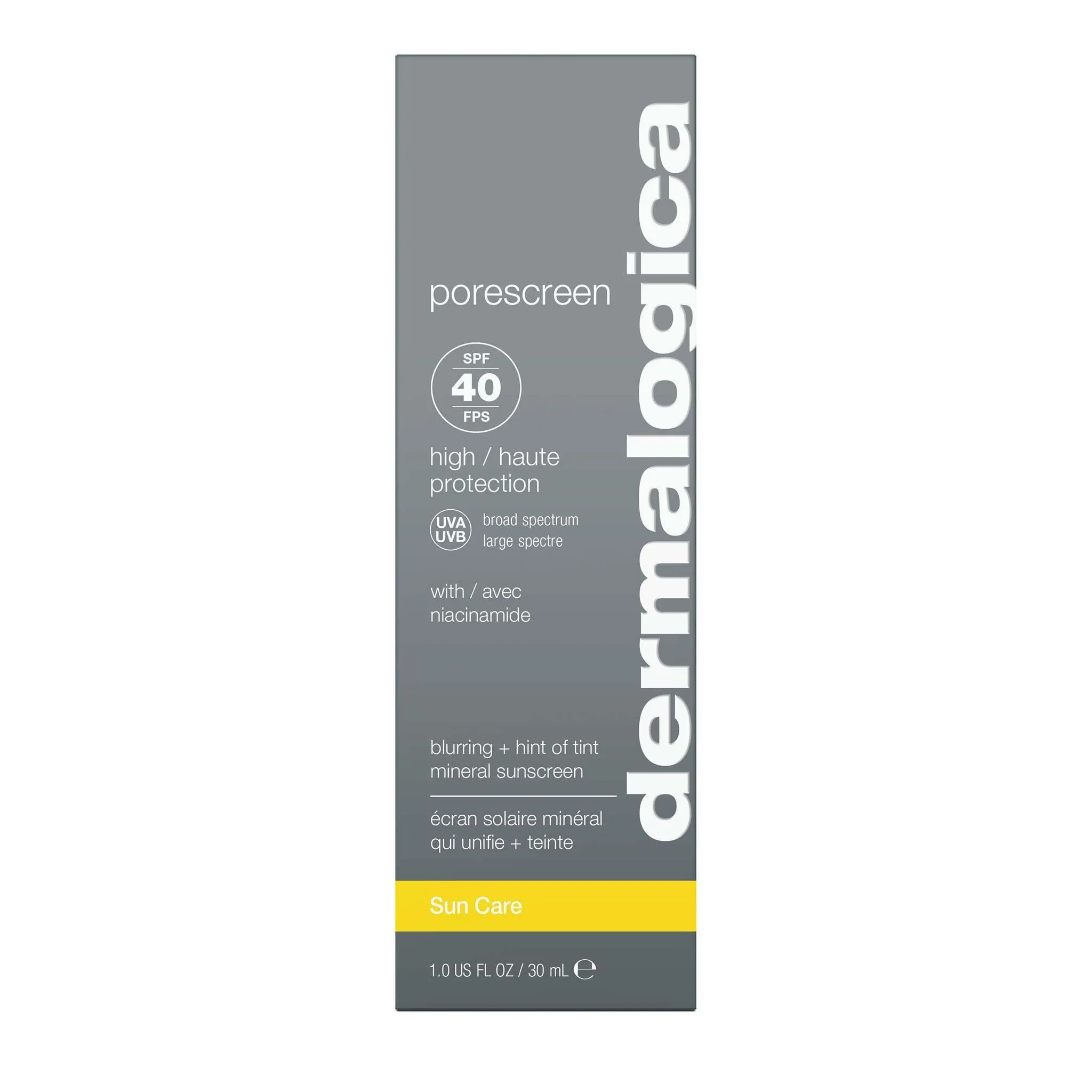 porescreen mineral sunscreen spf40