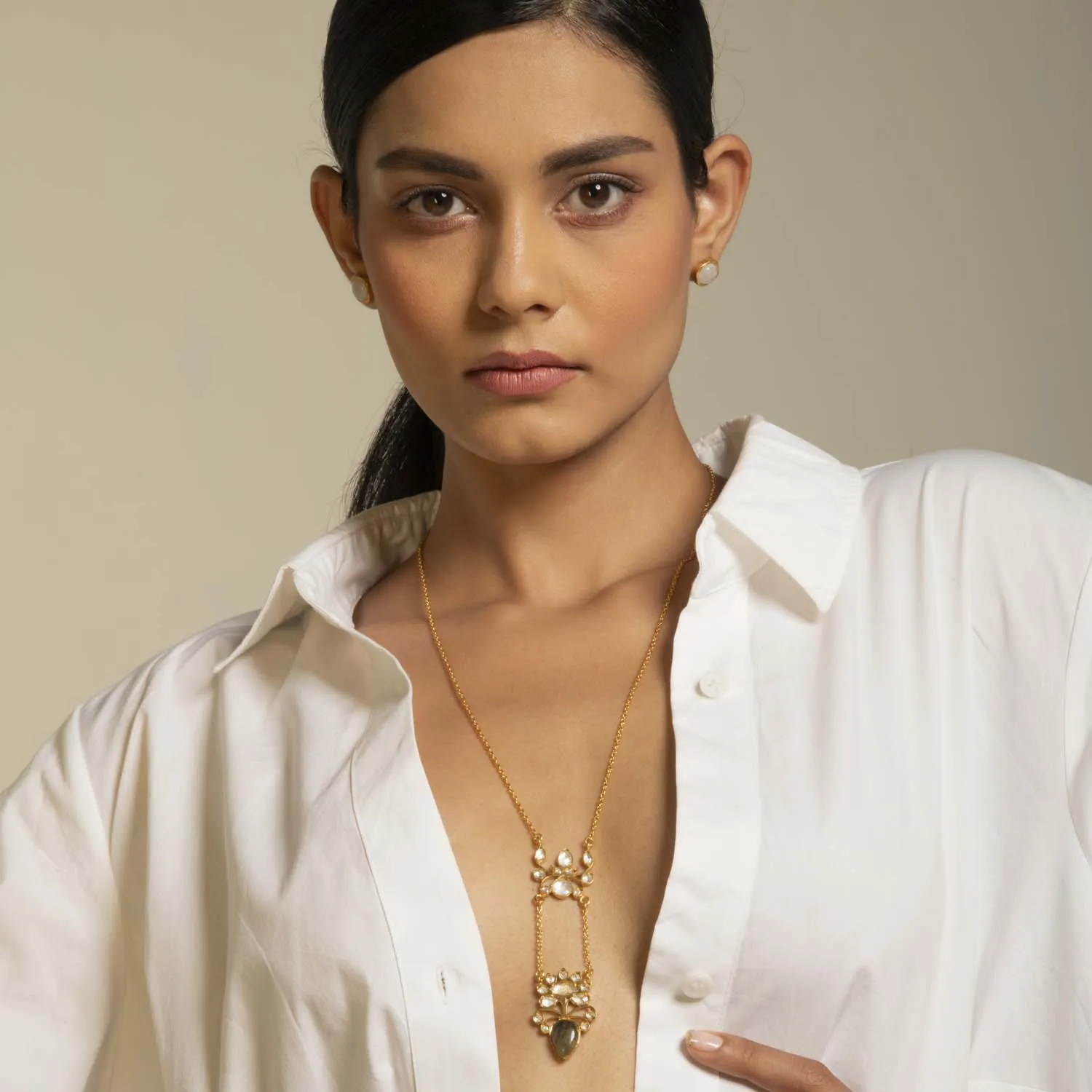 Poseidon Necklace Grey