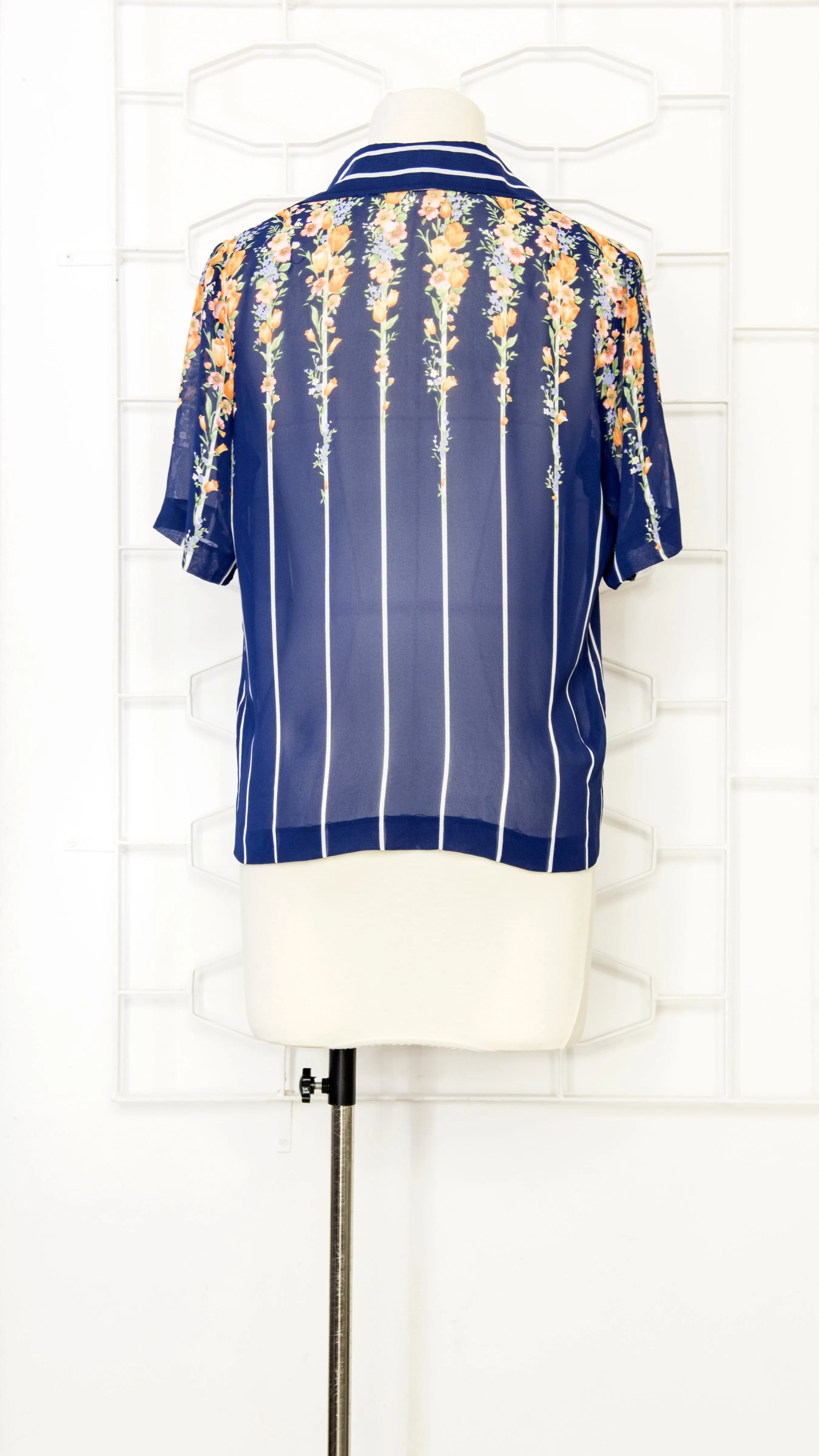 Pretty Sheer Floral Blouse