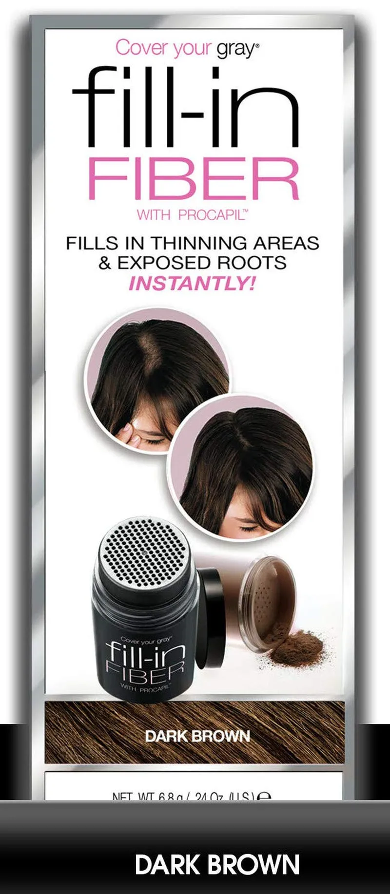 Pro Fill-In Fibers with Procapil - Dark Brown