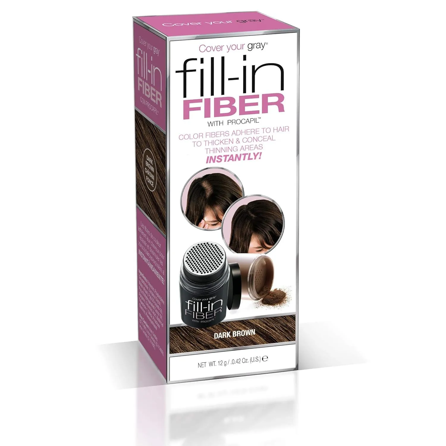 Pro Fill-In Fibers with Procapil - Dark Brown