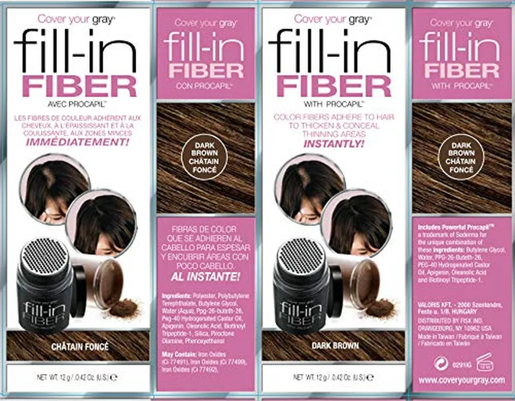 Pro Fill-In Fibers with Procapil - Dark Brown