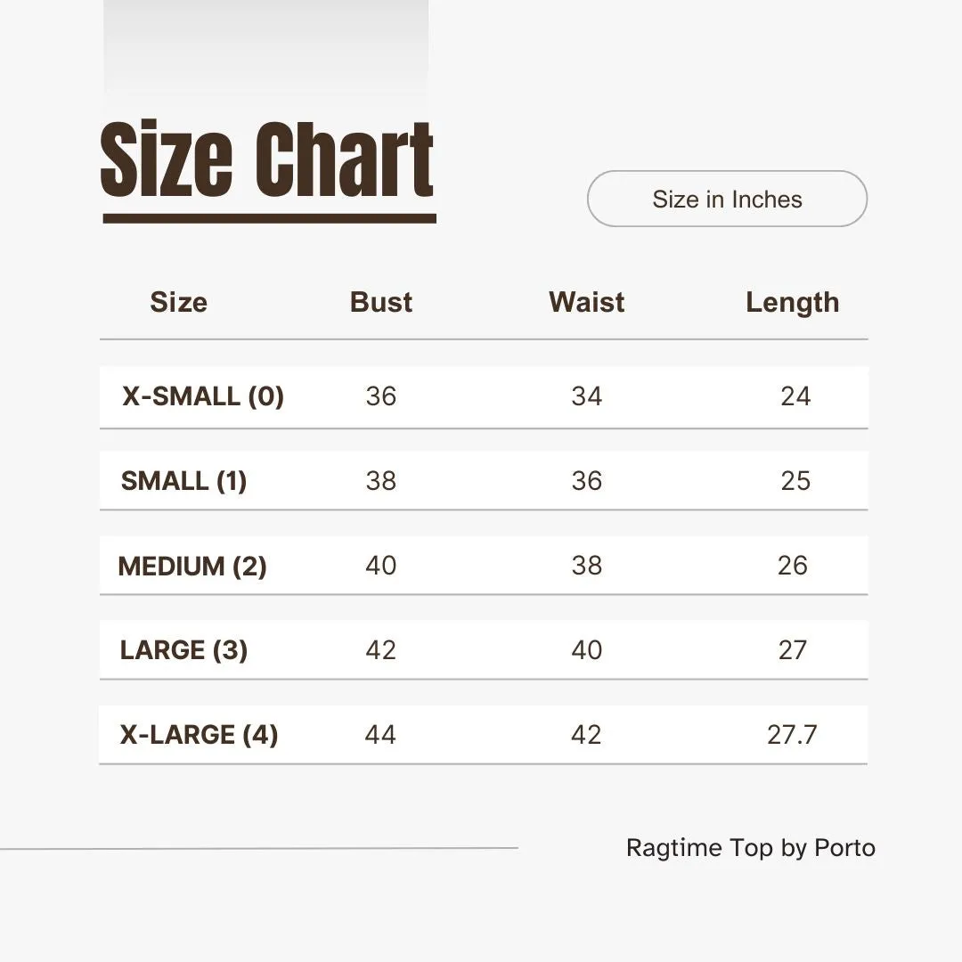 Ragtime Top in Espresso Staccato by Porto