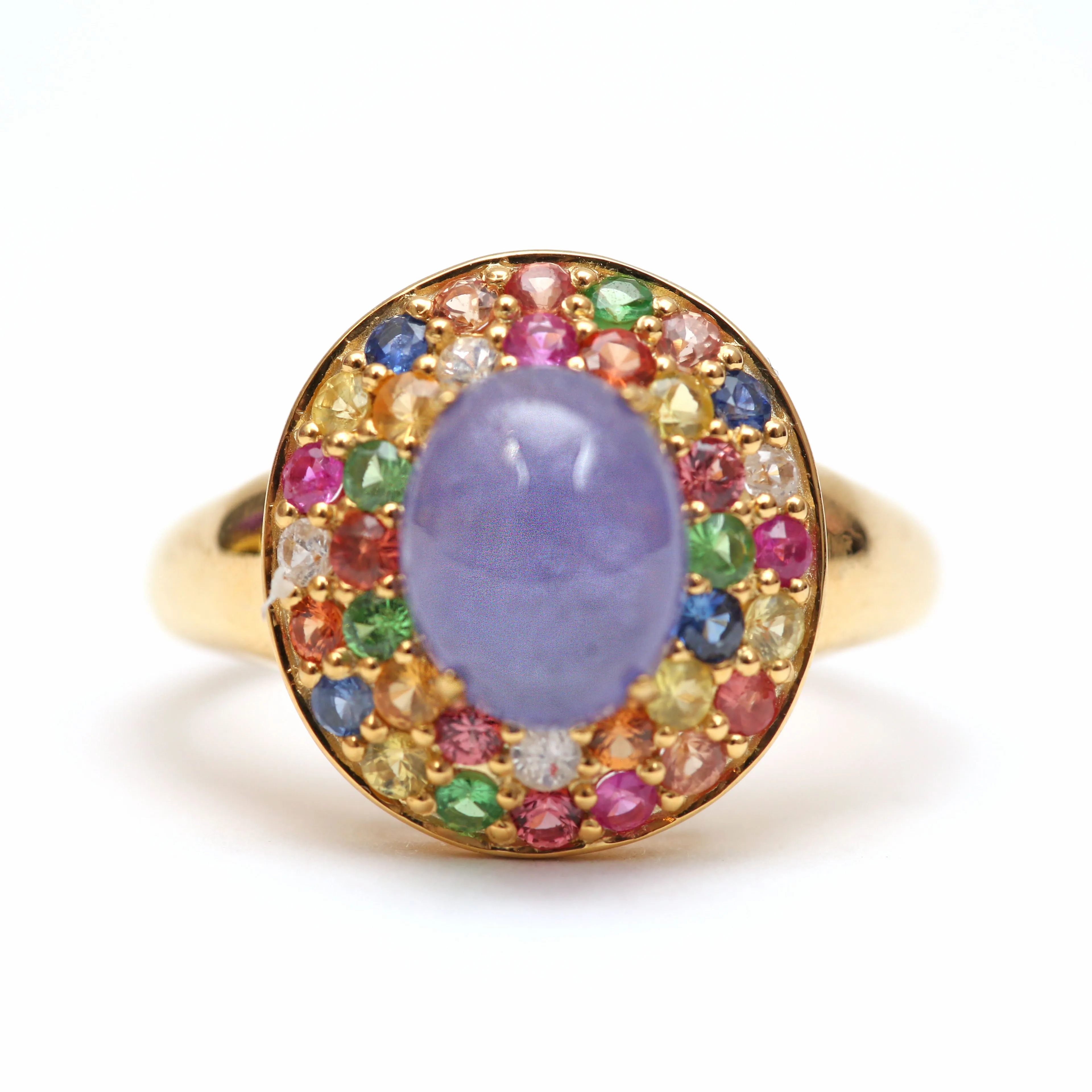 Rainbow Tanzanite Ring
