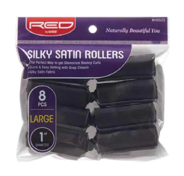 Red by Kiss Silky Satin Rollers