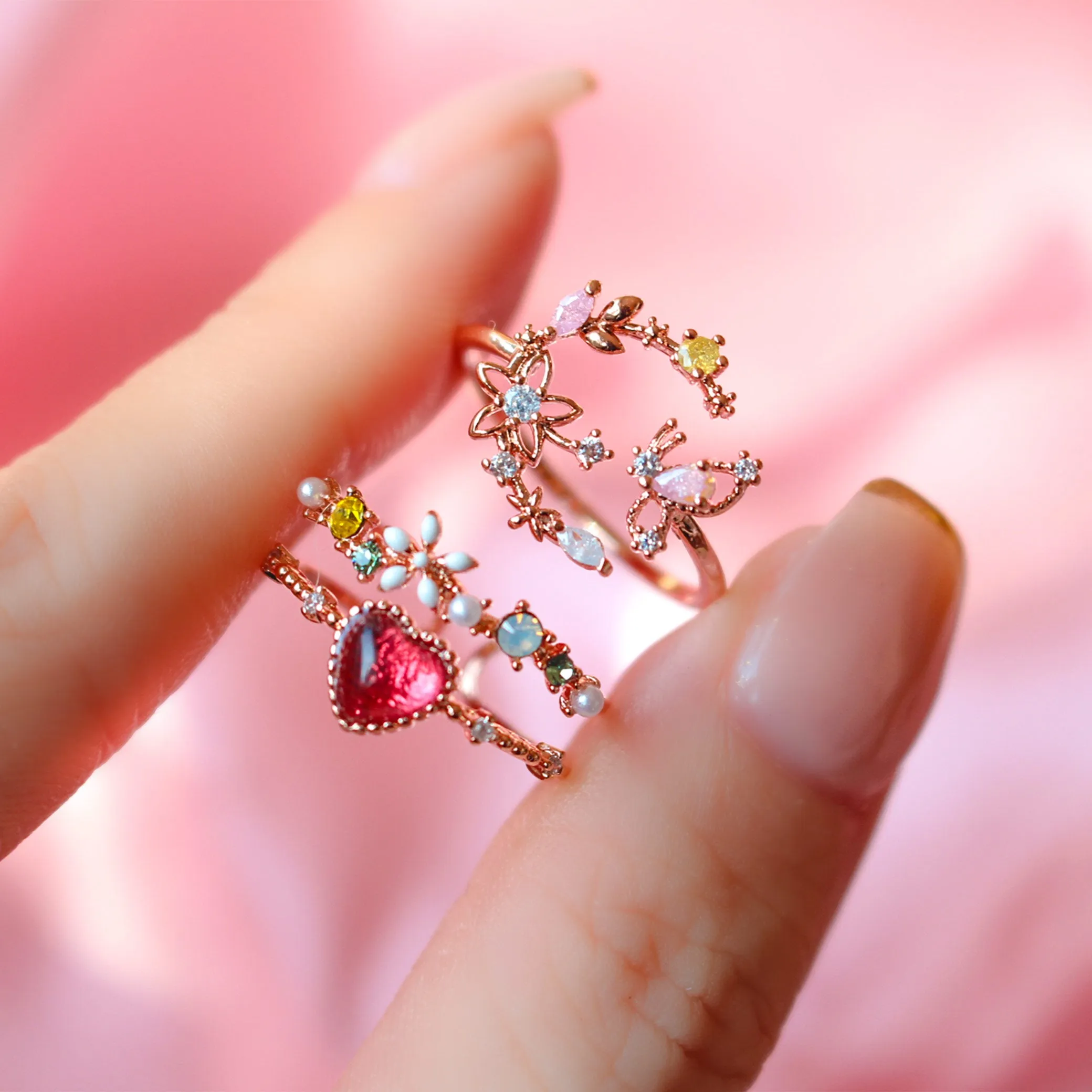 Red Heart Queen Ring