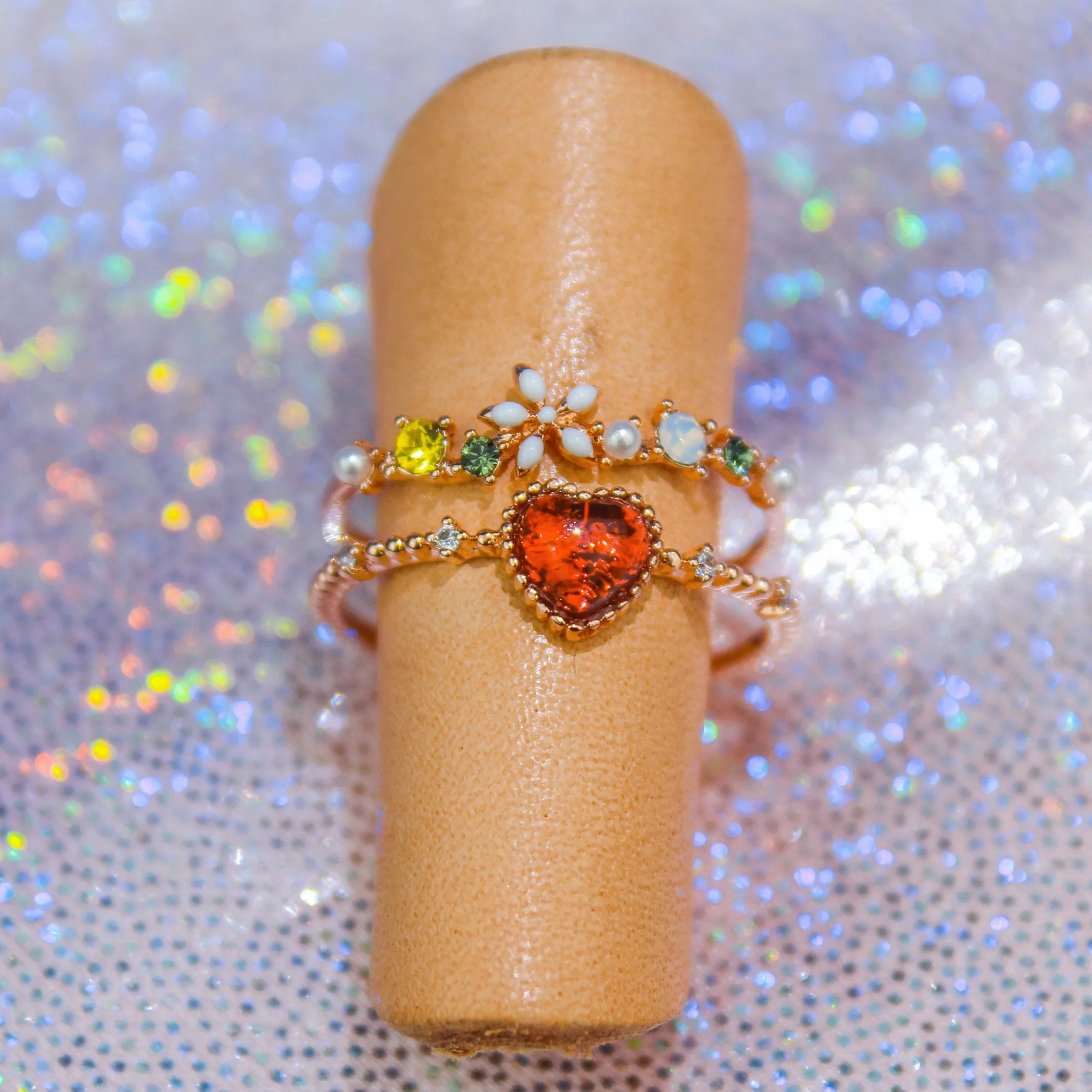 Red Heart Queen Ring