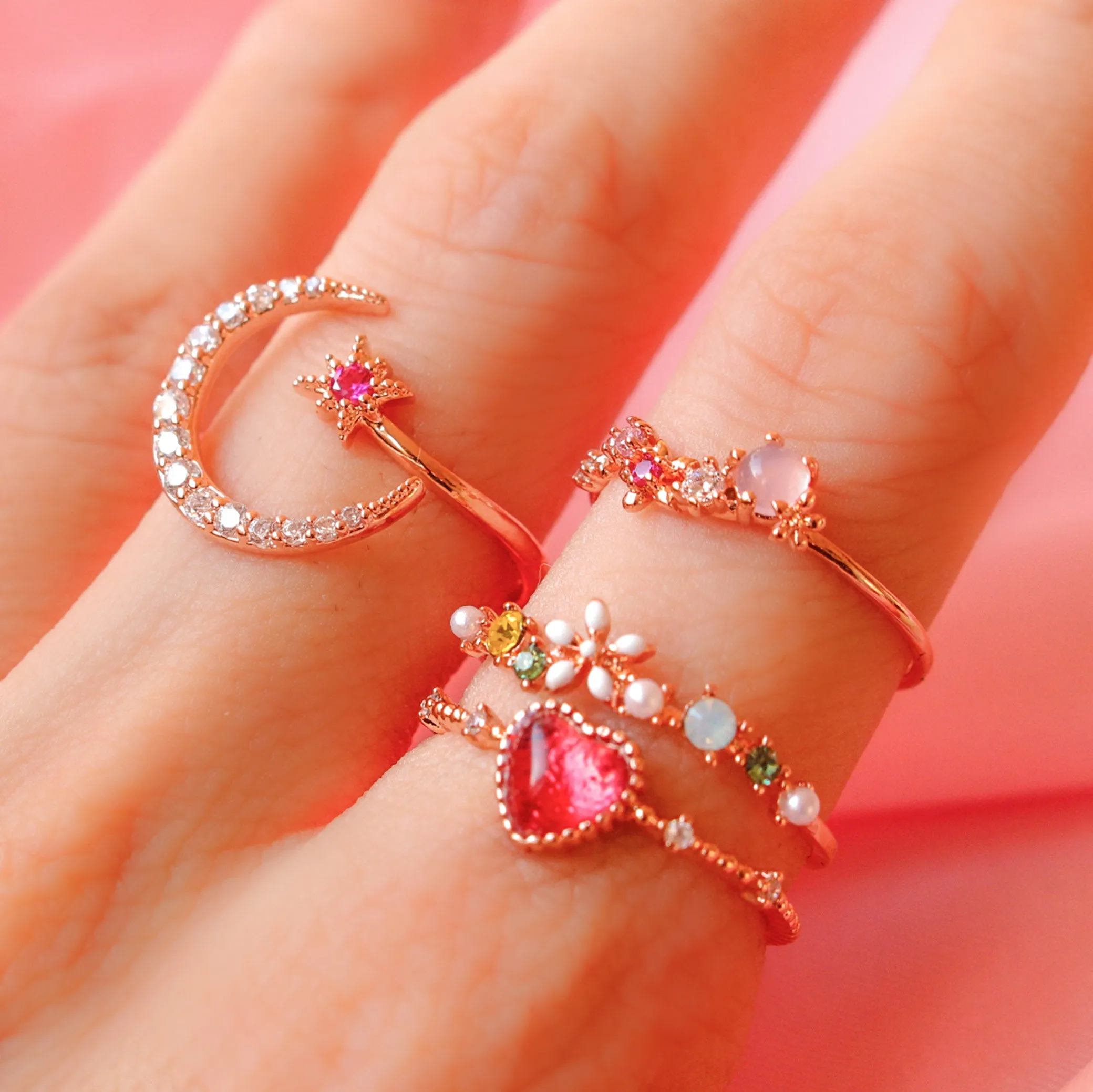 Red Heart Queen Ring