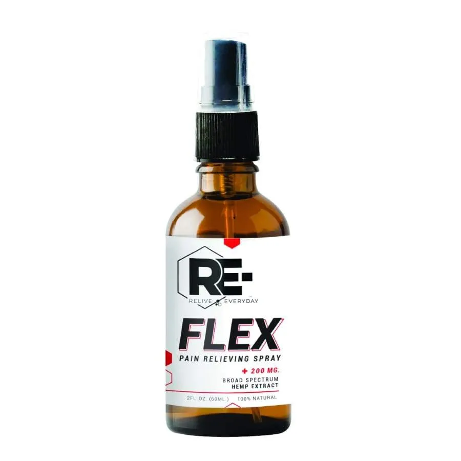 Relive Everyday | RE-FLEX Hemp Extract Hemp Spray (1oz, 100mg)