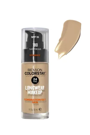 REVLON ColorStay Long wear Makeup Foundation Combination Oily Sand Beige