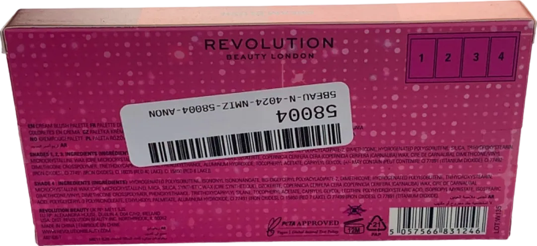 Revolution Mean Girls Cream Blush Palette You Can't Sit With Us 22g