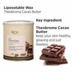 Rica Dark Chocolate Liposoluble Wax For Dry Skin (800ml)