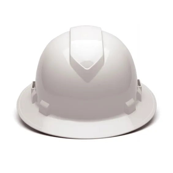 Ridgeline Full Brim Hard Hat with 4-Point Ratchet Suspension