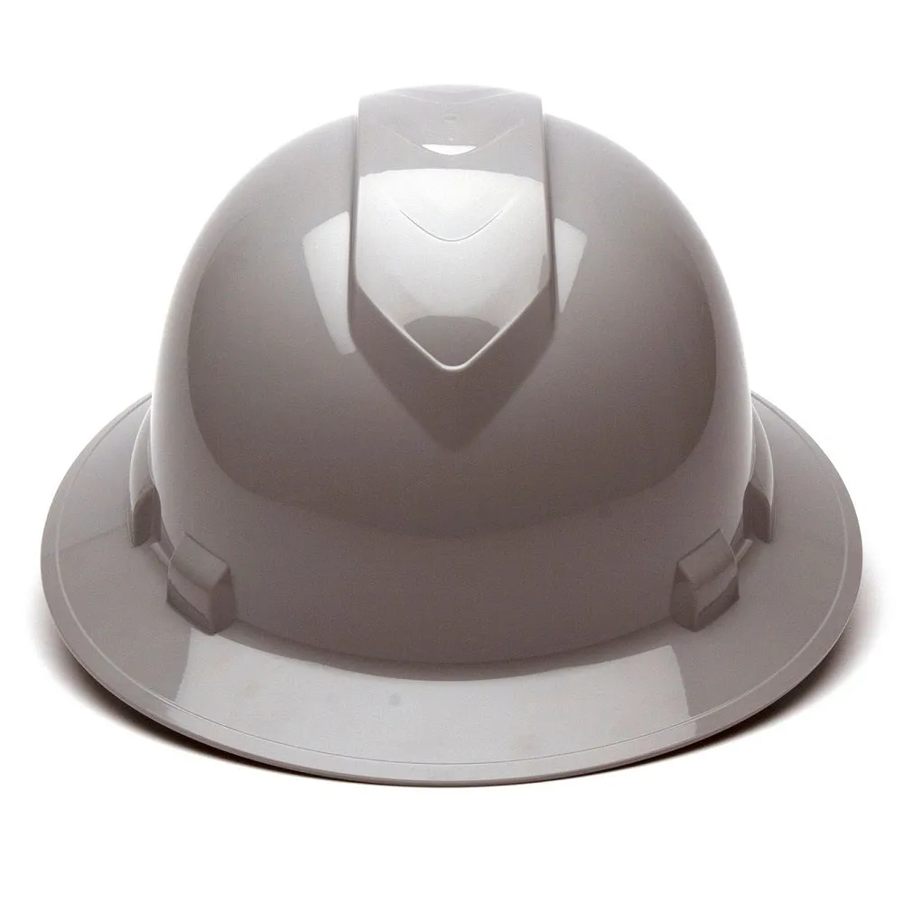 Ridgeline Full Brim Hard Hat with 4-Point Ratchet Suspension