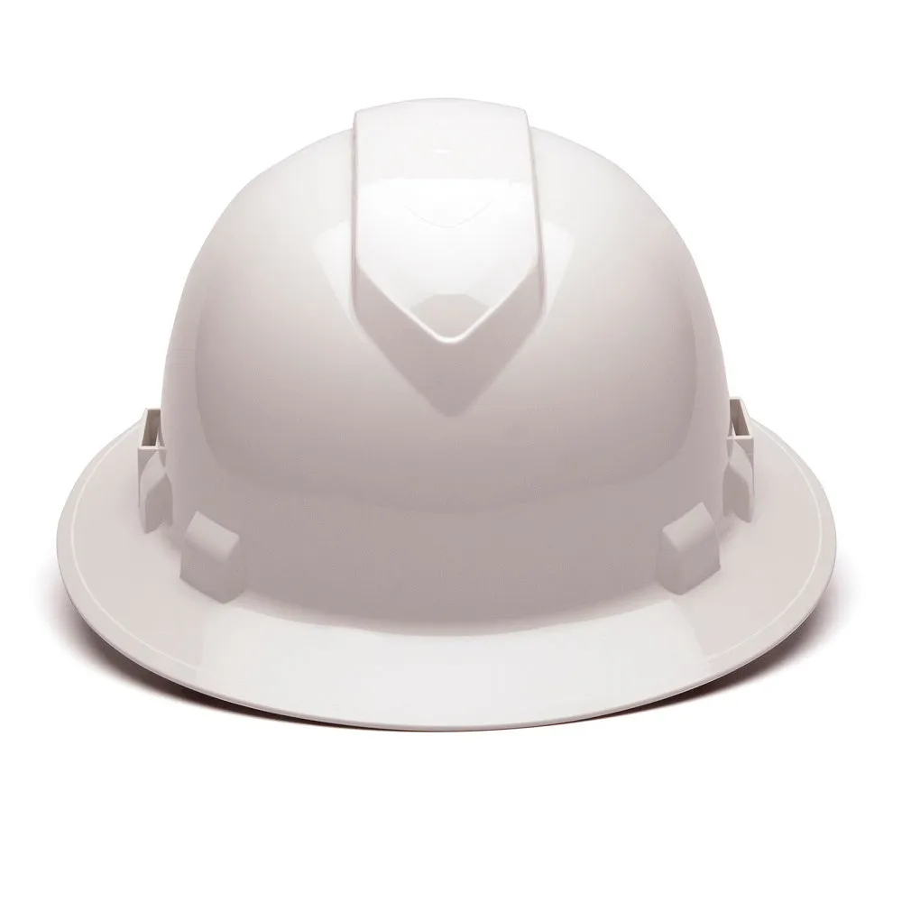 Ridgeline Vented Full Brim Hard Hat with 4-Point Ratchet Suspension