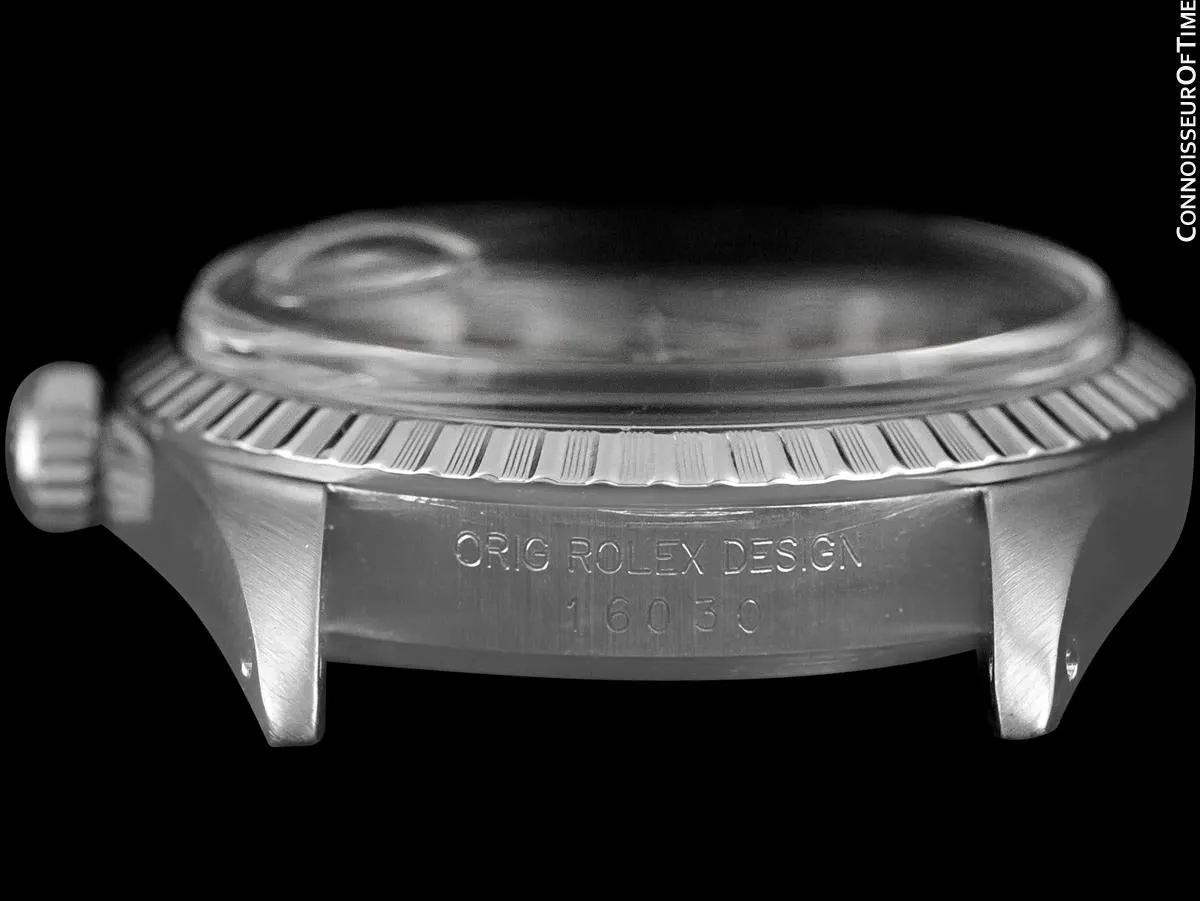 Rolex Datejust Mens Quick-Setting Watch with Silver Dial - Stainless Steel