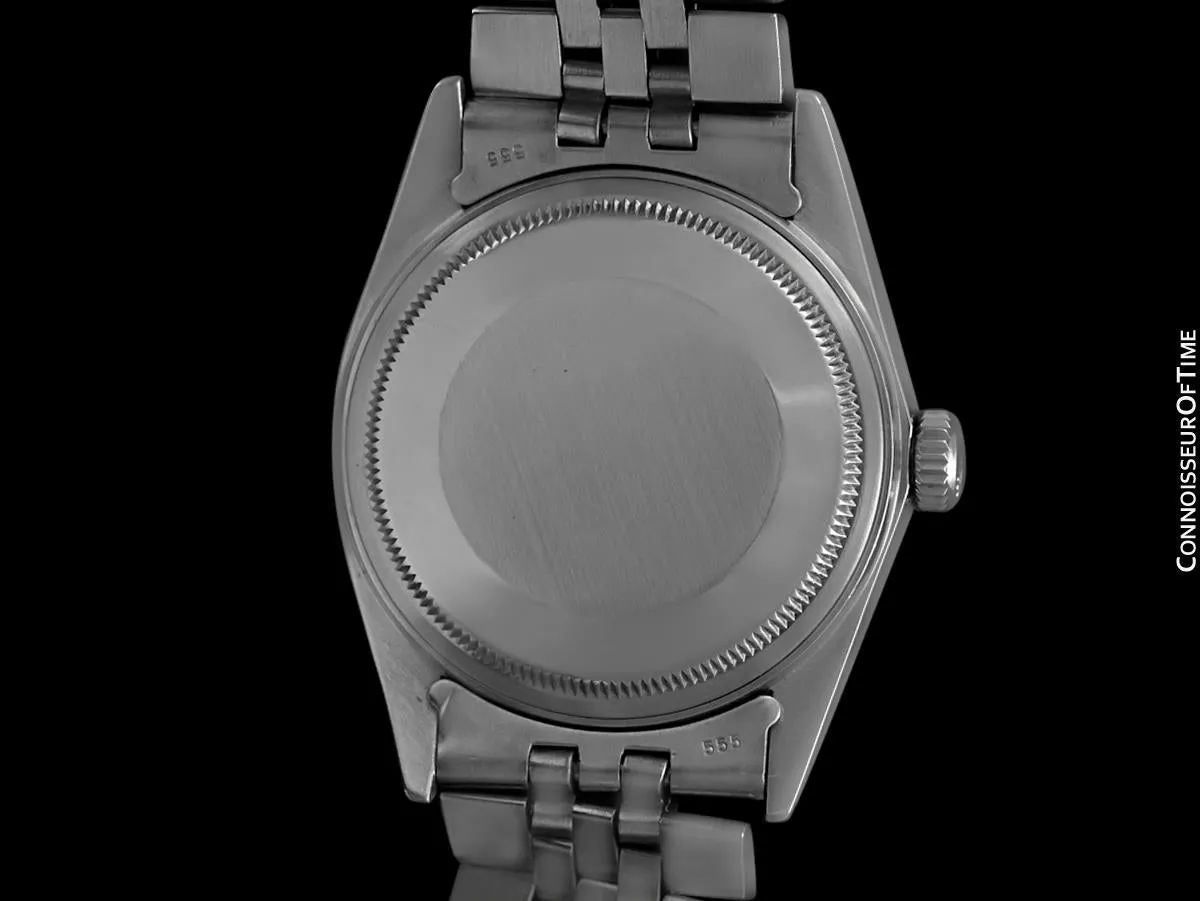 Rolex Datejust Mens Quick-Setting Watch with Silver Dial - Stainless Steel