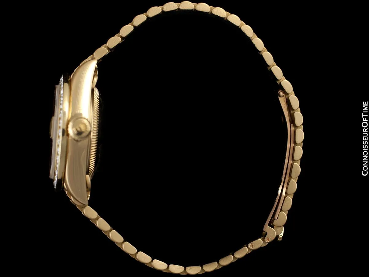 Rolex Ladies President Datejust, 69178 - 18K Gold & Rolex Factory Diamond Dial