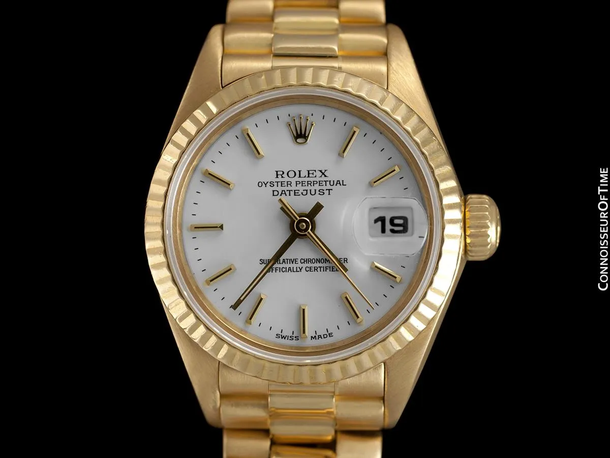 Rolex Ladies President Datejust, 69178 - 18K Gold