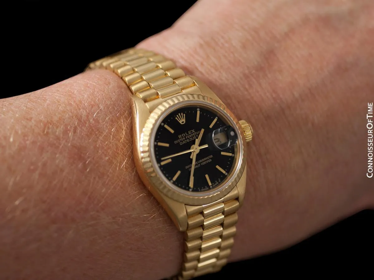 Rolex Ladies President Datejust, 69178 - 18K Gold