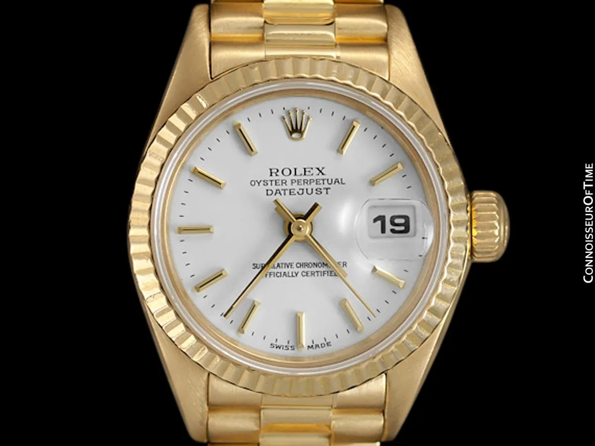 Rolex Ladies President Datejust, 69178 - 18K Gold