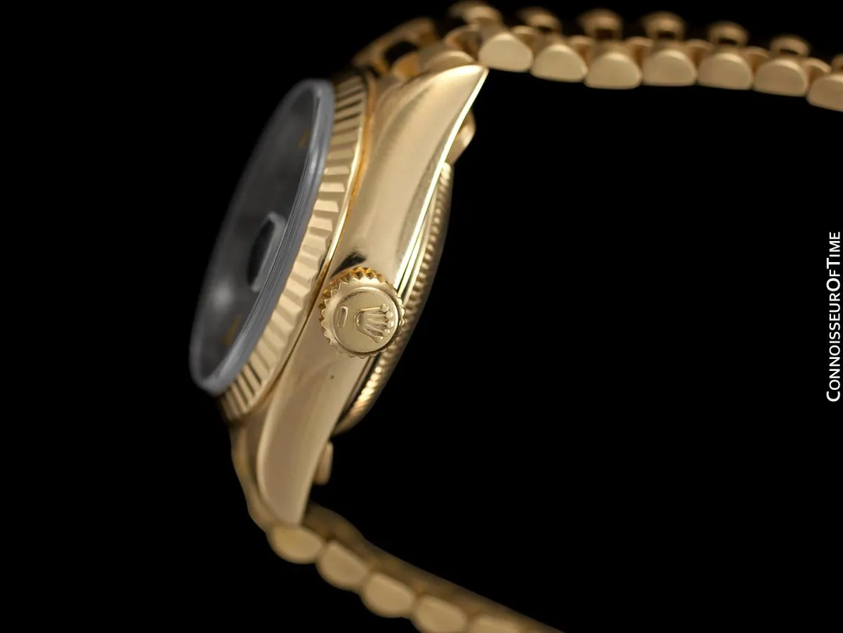 Rolex Ladies President Datejust, Quick-Setting Date, Silver Dial, 69178 - 18K Gold - Papers and Boxes