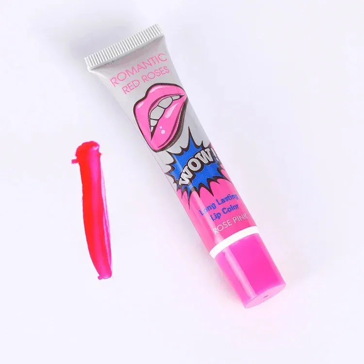 Romantic Bear 6 Colors Peel Off Lipstick: Magic Matte Long-lasting Lip Gloss