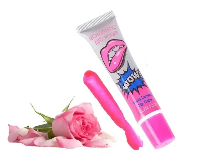 Romantic Bear 6 Colors Peel Off Lipstick: Magic Matte Long-lasting Lip Gloss