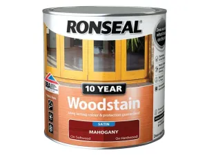Ronseal 10 Year Woodstain Mahogany 750Ml
