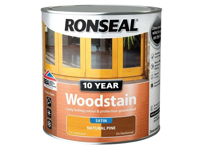 Ronseal 10 Year Woodstain Natural Pine 2.5 Litre
