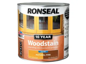 Ronseal 10 Year Woodstain Natural Pine 750Ml