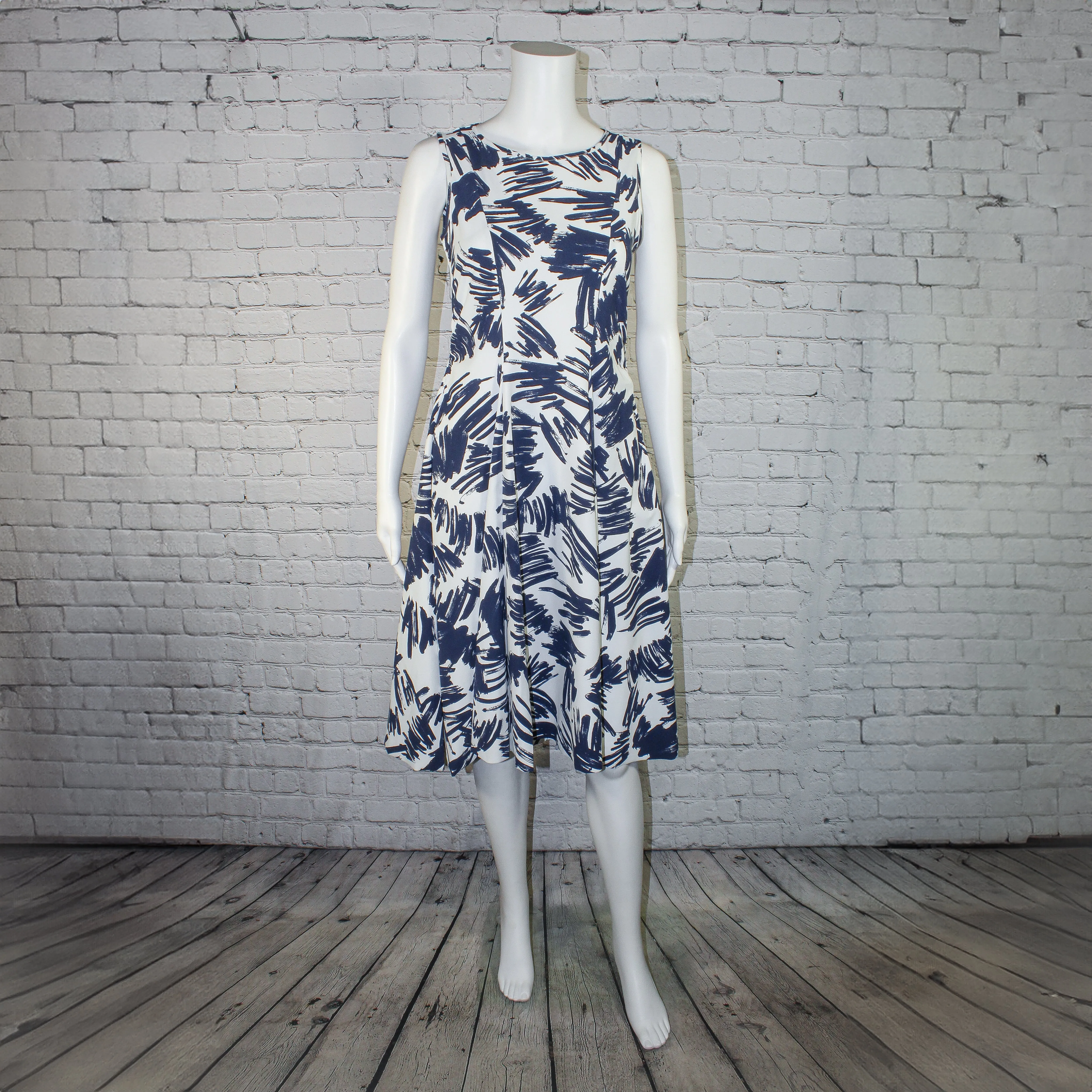 SALE! Victory Dress in Prussian Flutter by Porto