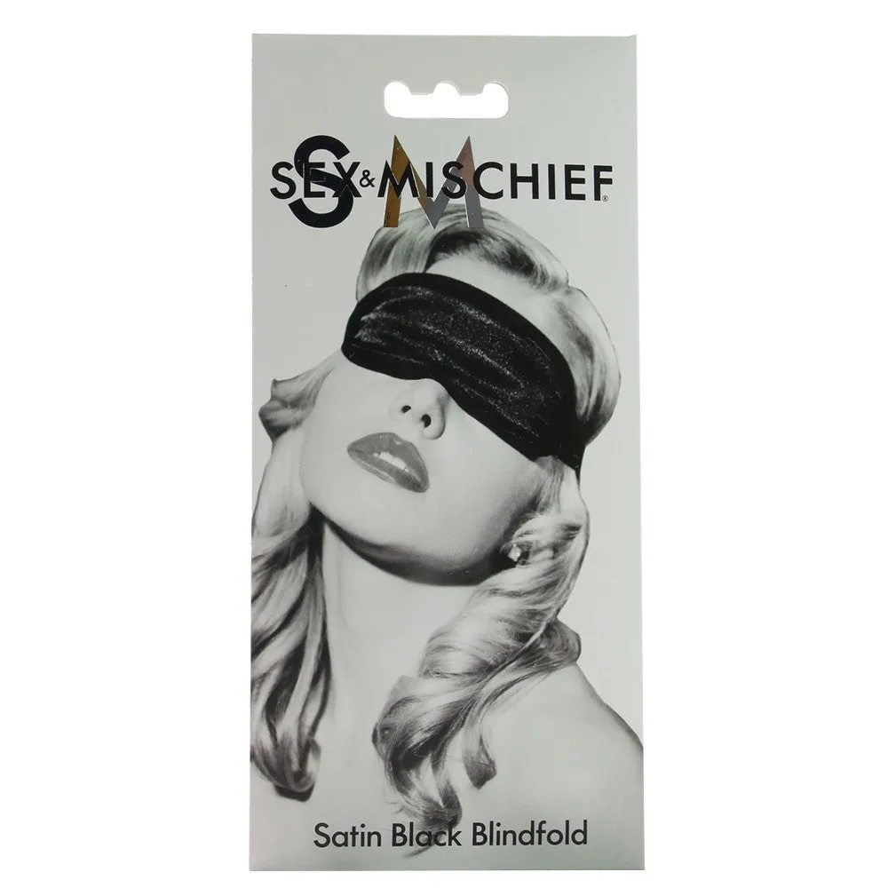 Satin Blindfold Black