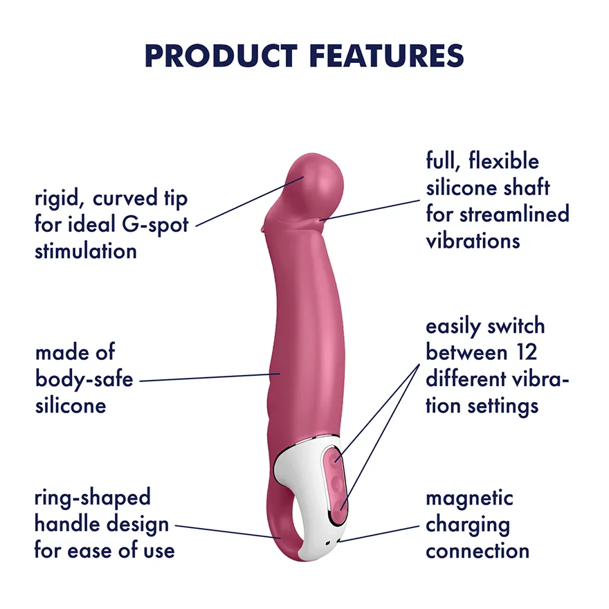 Satisfyer Vibes Petting Hippo Rechargeable GSpot Vibrator