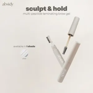 Sculpt & Hold Multi-Peptide Laminating Brow Gel in Clear