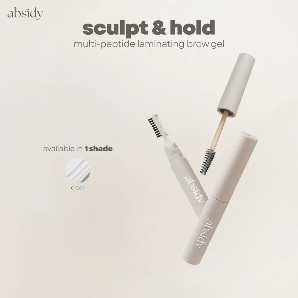 Sculpt & Hold Multi-Peptide Laminating Brow Gel in Clear