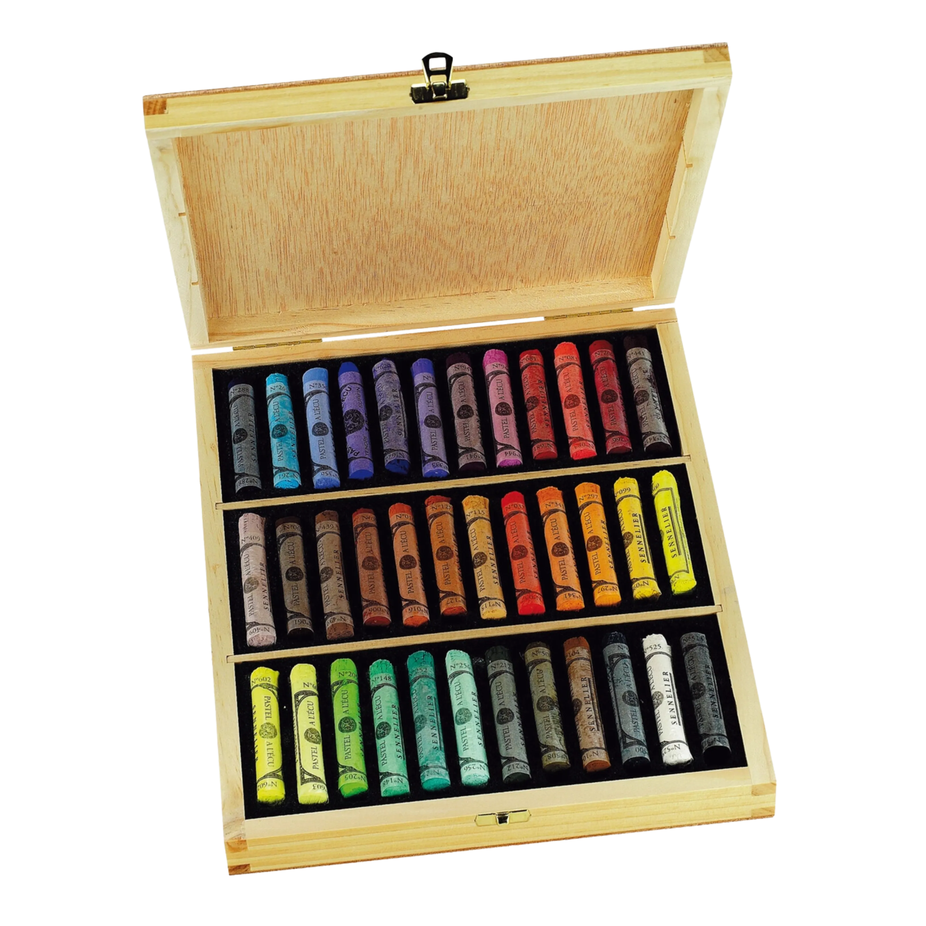 Sennelier Extra-Soft Pastel Full Stick Wooden Box Set of 36