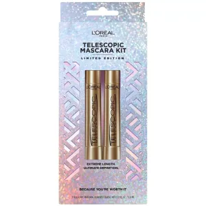 Set de Mascaras de Pestañas L'Oreal Paris Telescopic Mascara Duo Edición Limitada