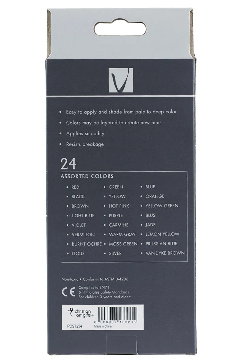 Set of 24 Veritas Colored Pencils