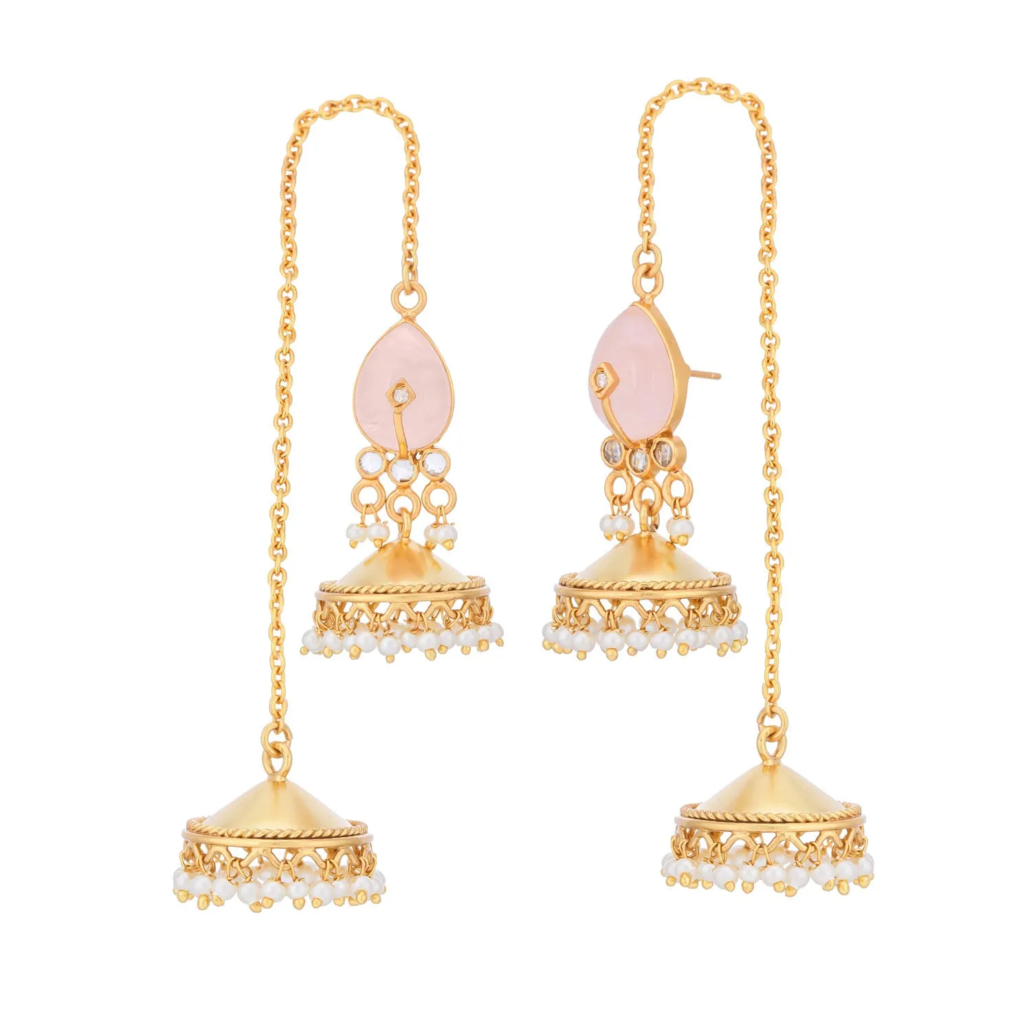 Sevanti Jhumkis Rose