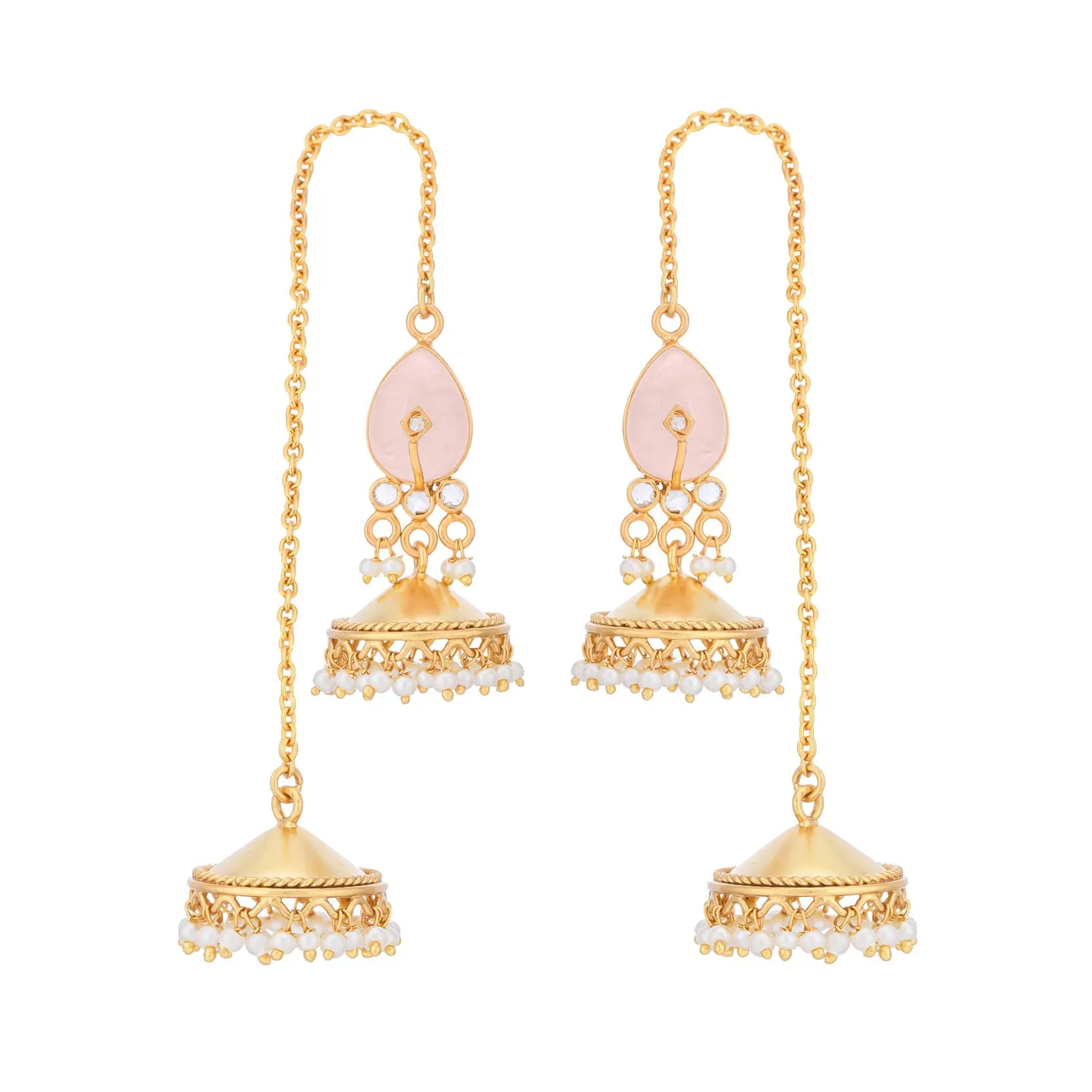 Sevanti Jhumkis Rose