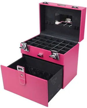 SHANY Color Matters - Nail Accessories Organizer and Makeup Train Case - Sugar Gum! Retails $65 