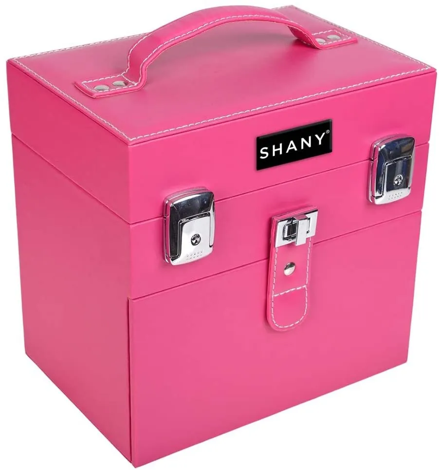 SHANY Color Matters - Nail Accessories Organizer and Makeup Train Case - Sugar Gum! Retails $65 