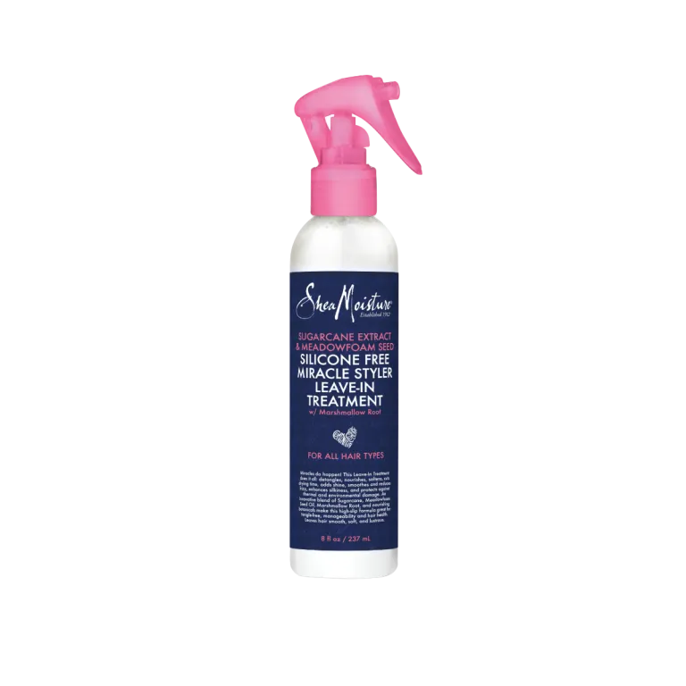 SheaMoisture SUGARCANE EXTRACT & MEADOWFOAM SEED SILICONE FREE MIRACLE STYLER LEAVE-IN TREATMENT
