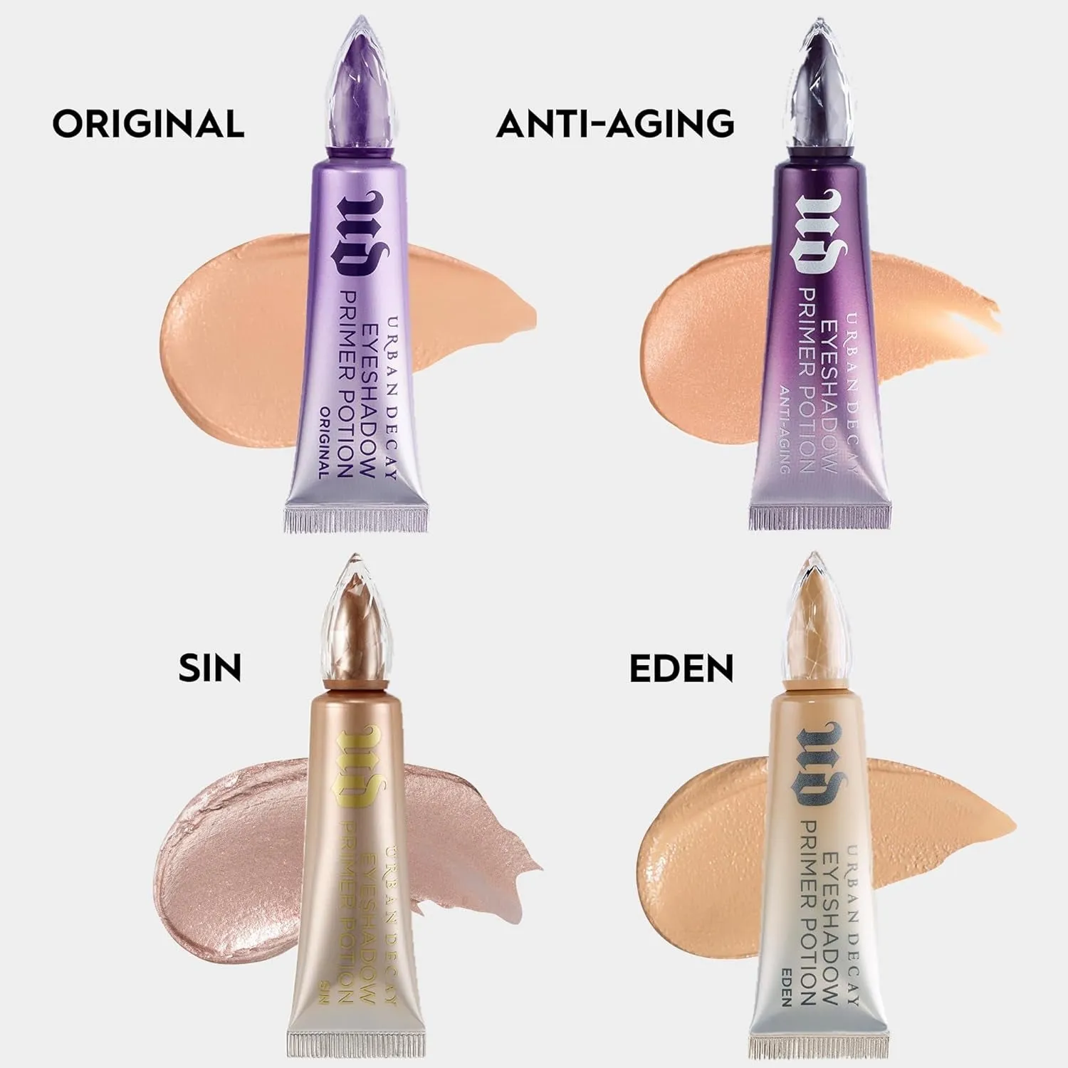 Shimmer Eyeshadow Primer Potion Sin, Shimmer Eye Primer, Crease-Free Eye Makeup Looks, Smooths & Preps Eyelid Base for Vibrant Color, All-Day Wear, All Skin Tones, Vegan - 0.33 Fl Oz