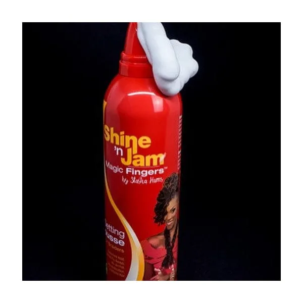 Shine N Jam Magic Fingers For Braiders Setting Mousse-12oz-(C)
