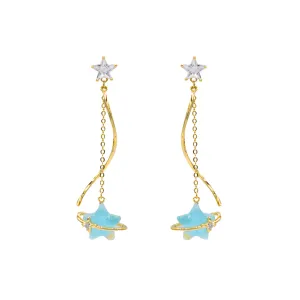 Shooting Star Drop Earrings