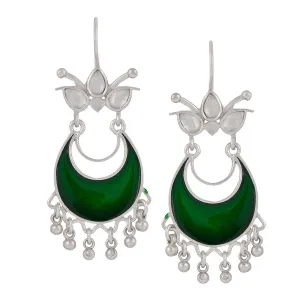 Shreya Earrings Green