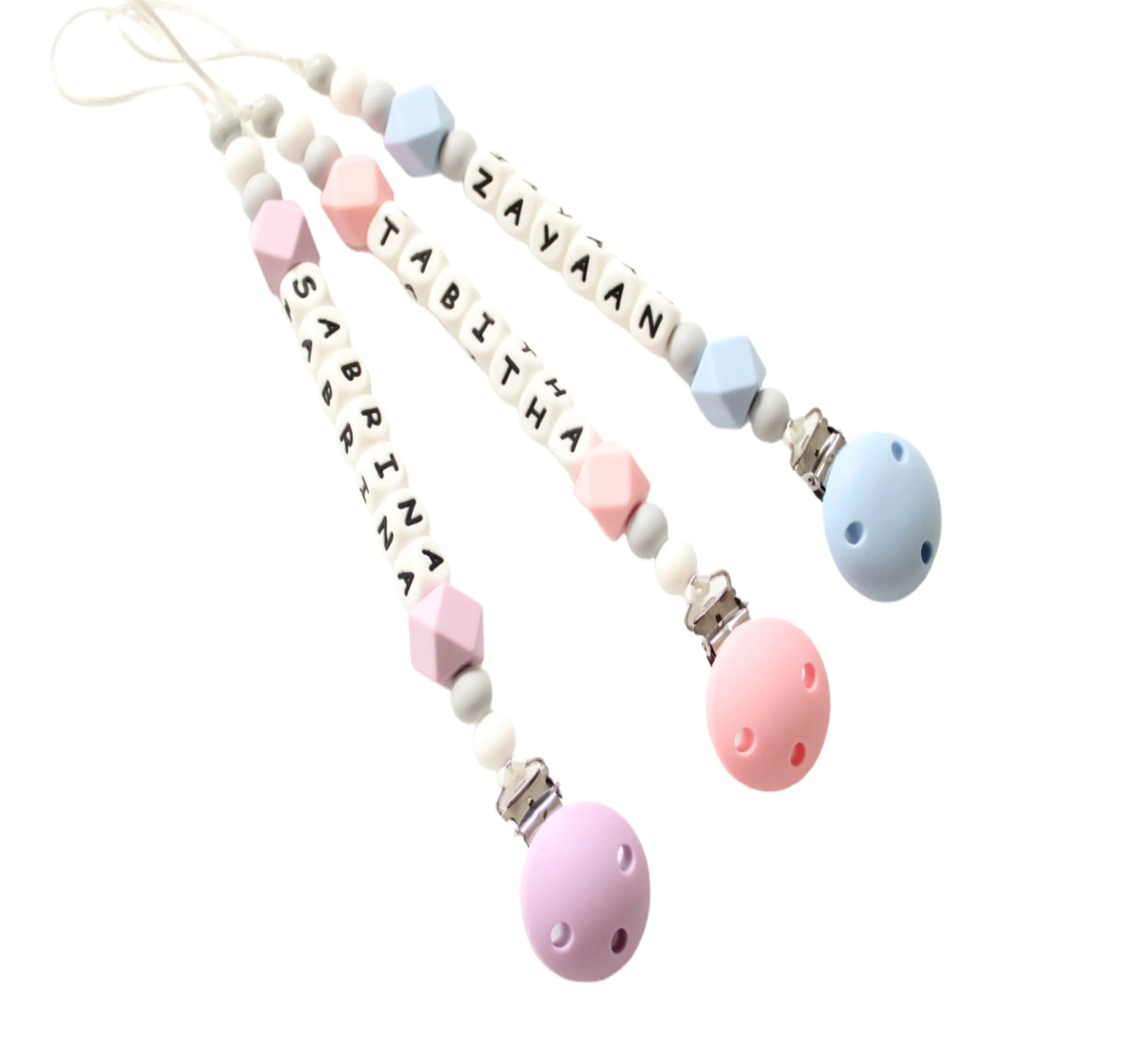 Silicone Dummy clip with name